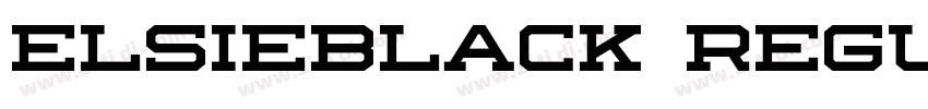 elsieblack regular字体转换 elsieblack regular字体转换